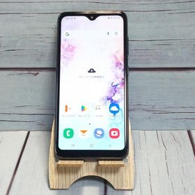 au Galaxy A20 SCV46 Black 本体 白ロム SIMロック解除済み SIMフリー 463069