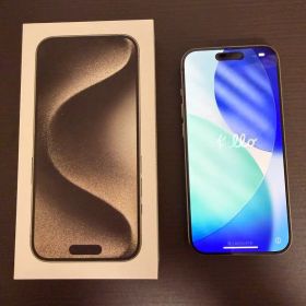 iPhone 15 Pro 128GB ナチュラルチタニウム SIMフリー