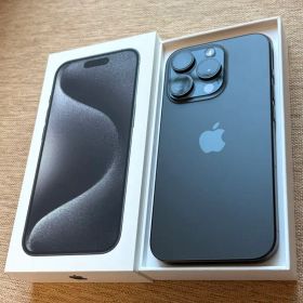 美品 iPhone15Pro ブラック 128GB SIMフリー 箱ケーブル付き
