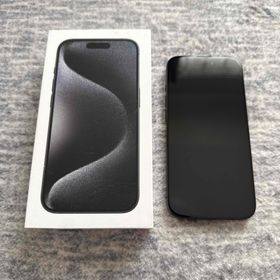 アップル(Apple)のiPhone15 Pro 128GB ブラックチタニウム Apple(スマートフォン本体)