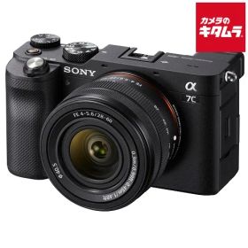 【新品】ソニー α7C ズームレンズキット ブラック [ILCE-7CL B] SONY フルサイズ ミラーレス一眼カメラ 小型軽量 4K動画撮影 Wi-Fi搭載 Vlog 《納期約１－２週間》