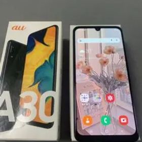 美品 SIMフリー Galaxy A30 SCV43 64GB ブラック色