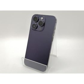 【中古】Apple docomo 【SIMフリー】 iPhone 14 Pro 512GB ディープパープル MQ283J/A【三宮センター】保証期間１週間【ランクC】