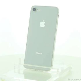 〔中古品〕 iPhone8 64GB シルバー MQ792J／A SIMフリー【258】