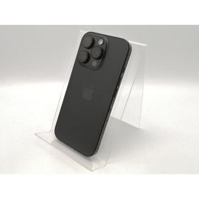 【中古】Apple 国内版 【SIMフリー】 iPhone 16 Pro 128GB ブラックチタニウム MYMV3J/A【大宮東口】保証期間１ヶ月【ランクB】