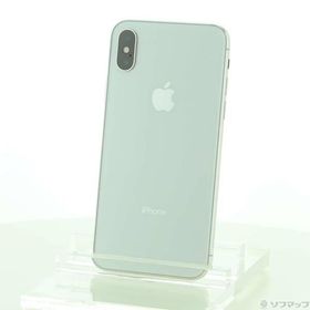 〔中古〕Apple(アップル) iPhoneX 64GB シルバー MQAY2J／A SIMフリー〔262-ud〕