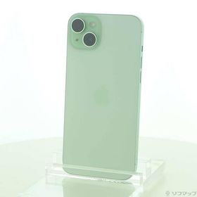 〔中古〕Apple(アップル) iPhone15 Plus 128GB グリーン MU0E3J／A SIMフリー〔258-ud〕