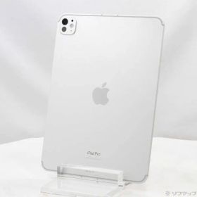 〔中古品〕 iPad Pro 11インチ 第5世代 Nano-textureガラス 1TB シルバー MWRQ3J／A SIMフリー【348】