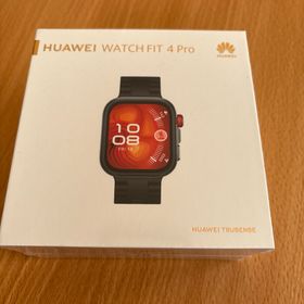 ファーウェイ(HUAWEI)のHUAWEI TECHNOLOGIES WATCH FIT 4 PRO ブラック(その他)