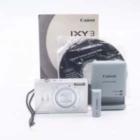 Canon IXY 3 シルバー コンパクトデジタルカメラ 薄型 軽量 日常/旅行スナップ向け【中古】