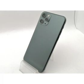 【中古】Apple SoftBank 【SIMロック解除済み】 iPhone 11 Pro 256GB ミッドナイトグリーン MWCC2J/A【津田沼】保証期間1ヶ月【ランクC】