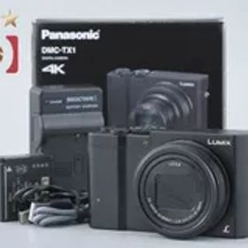 Panasonic パナソニック 【中古】Panasonic パナソニック LUMIX DMC-TX1 ブラック コンパクトデジタルカメラ 元箱付き コンパクトデジタルカメラ