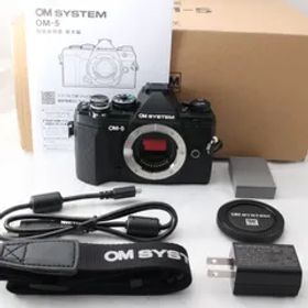 ☆新品級・ショット数4677☆ OM SYSTEM OM-5 ボディ ブラック オリンパス OLYMPUS #4481