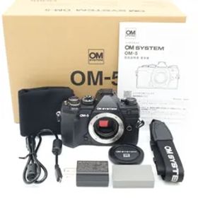 ショット数15311回、元箱付き。★新品級★ OLYMPUS OM SYSTEM OM-5 ボディ ブラック