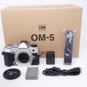 ショット数1127枚 !【極上品】OM SYSTEM オリンパス OLYMPUS OM-5 ボディー シルバー [5N1201]