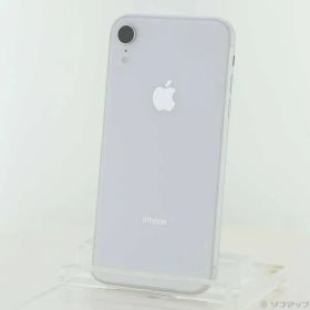 〔中古品〕 iPhoneXR 64GB ホワイト MT032J／A SIMフリー【377】