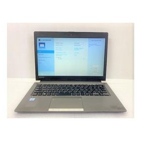 中古 ノートパソコン 東芝 dynabook R63/B PR63BBAA63CAD81 Corei5-6300U/8GB-MEM/13.3インチ/OS無し/難あり品※内蔵ストレージ欠品