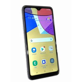 中古 samsung Galaxy A21 64GB ブラック SCV49 au