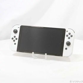 【中古】Nintendo(任天堂) Nintendo Switch 有機ELモデル Joy-Con(L)／(R) ホワイト 【344-ud】