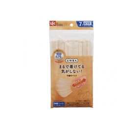 2980円以上で注文可能 レック ふわるん Nマスク ふつう BE ベージュ 7枚入 (1個)
