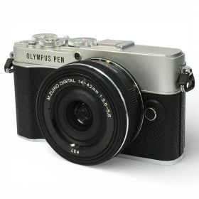 良好 OLYMPUS オリンパス PEN E-P7 14-42mm EZレンズキット ミラーレス 一眼カメラ 撮影機器 N10776047