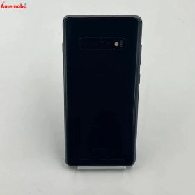 【中古】Galaxy S10+ 128GB プリズムブラック SCV42 AU版SIMフリー 極美品