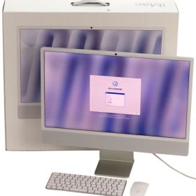 【Apple】アップル『iMac / 24inch / M4 8コア/8コア / 16GB / 256GB / シルバー』MWUC3J/A 2024 デスクトップパソコン 1週間保証【中古】