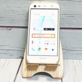 au AQUOS SERIE mini SHV38 ホワイト 本体 白ロム SIMロック解除済み SIMフリー B360671