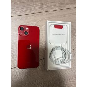 アイフォーン(iPhone)のiPhone 13 mini 本体 レッド 128GB SIMフリー(スマートフォン本体)