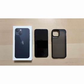 アップル(Apple)のiPhone 13 mini 256GB ミッドナイト カバー付き(スマートフォン本体)