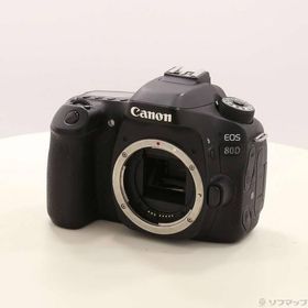 〔中古〕Canon(キヤノン) EOS 80D ボディ ブラック〔349-ud〕