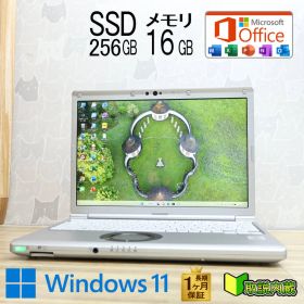 ★美品 高性能10世代4コアi5！M.2 NVMeSSD256GB メモリ16GB★CF-SV9 Core i5-10310U Webカメラ TypeC Win11 MS Office2019 H&B★P94866