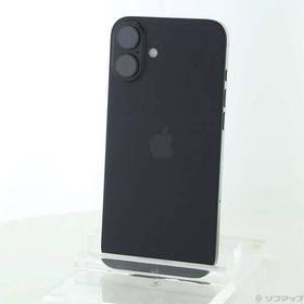 〔中古〕Apple(アップル) iPhone16 Plus 128GB ブラック 3N343J／A SIMフリー〔262-ud〕