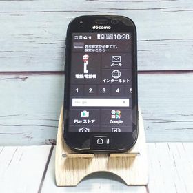 F-04J らくらくスマートフォン4 ブラック 黒色 BLACK docomo 本体 白ロム SIMロック解除済み SIMフリー B718067