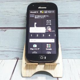 F-04J らくらくスマートフォン4 ブラック 黒色 BLACK docomo 本体 白ロム SIMロック解除済み SIMフリー B509893