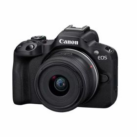 Canon キャノン ミラーレス一眼カメラ EOS R50 RF-S18-45 IS STM レンズキット [ブラック] 【訳あり：倉庫移動中に外箱傷あり】