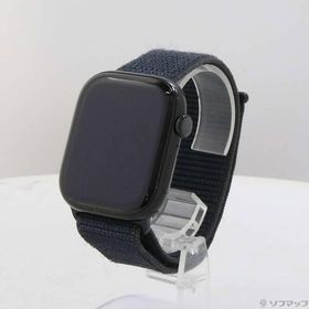 〔中古〕Apple(アップル) 〔展示品〕 Apple Watch Series 10 GPS 46mm ジェットブラックアルミニウムケース インクスポーツループ〔262-ud〕