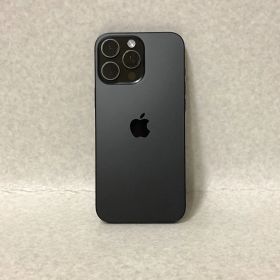 【DH1542】iPhone16 Pro Max A3295 265GB ブラックチタニウム バッテリー96%