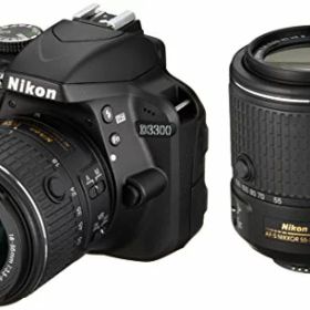 【中古】【非常に良い】Nikon デジタル一眼レフカメラ D3300 ダブルズームキット2 ブラック