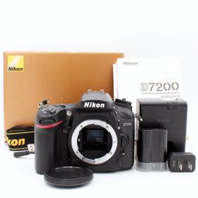 わずかシャッター数21767枚【新品級】Nikon D7200 ボディ#8442(デジタル一眼)