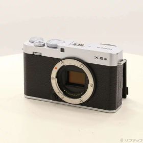 【中古】FUJIFILM(フジフイルム) FUJIFILM X-E4 ボディ シルバー 【297-ud】