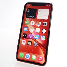 【SIMフリー】iPhoneXR 128GB コーラル 電池91％ 利用制限〇