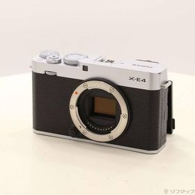 〔中古〕FUJIFILM(フジフイルム) FUJIFILM X-E4 ボディ シルバー〔297-ud〕