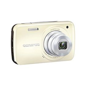 OLYMPUS デジタルカメラ VH-210 ホワイト 1400万画素 光学5倍ズーム DIS ハ(中古品)