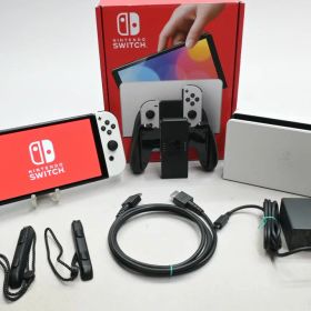 【中古】Nintendo Switch 有機ELモデル 2021 【Joy-Con(L)/(R)ホワイト】 HEG-S-KAAAA