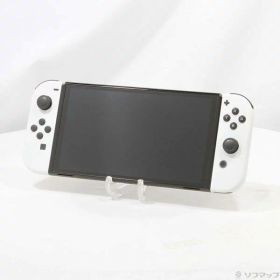 【中古】Nintendo(任天堂) Nintendo Switch 有機ELモデル Joy-Con(L)／(R) ホワイト 【344-ud】