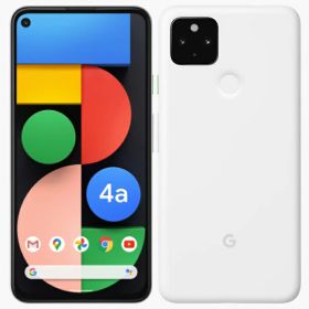 【中古】Aランク【目立った傷や汚れなし】SIMフリー G025H Google Pixel 4a (5G) 128GB ホワイト 本体のみ 利用制限〇(白ロム) 送料無料