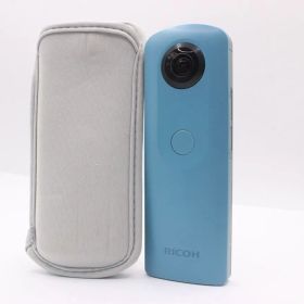 ★良品★リコー RICOH RICOH THETA SC ブルー 全天球カメラ #7112@a RO3582
