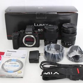 ボーナスストア+5％【美品】パナソニック LUMIX DC-S5M2W ダブルレンズキット フルサイズミラーレス一眼カメラ Panasonic 本体