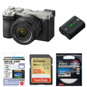 【お買い得セット】[新品]SONY ソニー ミラーレス一眼カメラ α7C II ズームレンズキット シルバー ILCE-7CM2L S（キャンペーン対象商品）